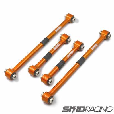 Skid Racing AE86 adjustable pillow control arm set rear