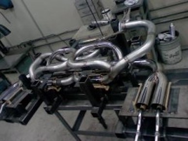 Tracy Sports TAITEC NA2 late NSX Muffler FN-09 stainless 4 out (LEV)