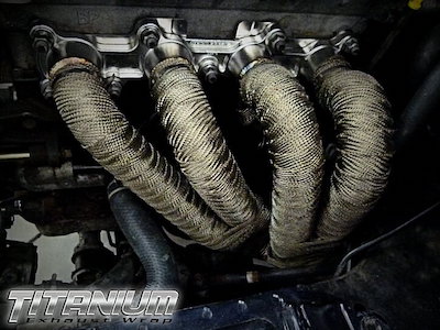 Skid Racing 25mm x 10m Thermal Insulation Heat Resistant Titanium Thermo Vantage ANTI THERMIC No thorns Flexible and easy to wind