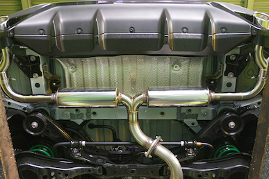 Suruga Speed PFS sports muffler for RX200t (TRD rear dephasor only: left and right double tail)