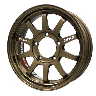 K-Products Jimny Aluminum Wheel A/LAP-J +20 Bronze Anodized 4 Piece Set Compatible with RAYS JB64 JB74