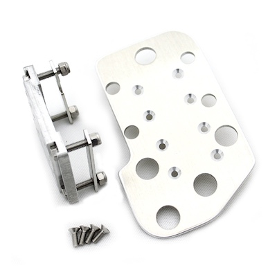 K-Products Jimny Interior MT Car K-PRO Offset Pedal Silver for A71 JA11 JA12 JA22 JB23 and others