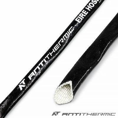 ANTI THERMIC Fireproof Heat Resistant Fire Hose Non-burning Fuel Pipe Oil Cooler Inner Diameter 25mm AN10 Fitting Turbine