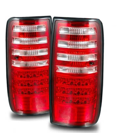 Crystal Eye 80 Land Cruiser LED Tail Land Cruiser 80 LX450 FZJ80G L202 (Red Clear)　