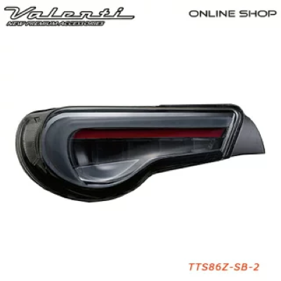 Valenti [For repair, one side only]  Jewel LED Tail Lamp Revo Toyota 86 / Subaru BRZ Light Smoke / Black Chrome TTS86Z-SB-2