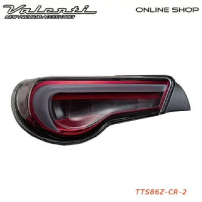 Valenti [For repair, one side only] Valenti Jewel LED Tail Lamp Revo Toyota 86 / Subaru BRZ Clear / Red Chrome TTS86Z-CR-2