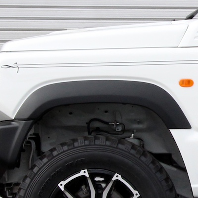 K-Products Clearance Sale Jimny Exterior K Pro Original Folksy Style FRP Overfender 09 White Gel JB64