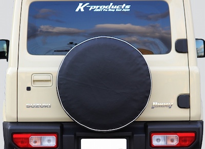 K-Products Jimny General Purpose K-PRO Spare Tire Cover Black Plain Accessories SJ10 JA11 JA71 JA12 JA22 JB23 JB33 JB43 JB64 JB74