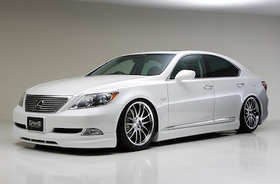 ings LX-SPORT Lexus LS460/LS600 USF40/UVF45 3P AERO SET * (F-HALF SPOILER / SIDE STEP / R-HALF SPOILER)