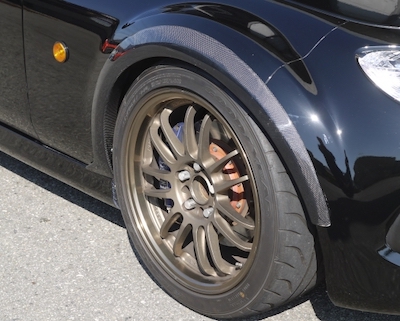 Jet's Legal wide fender trim (NC2.3, carbon front and rear full KIT)