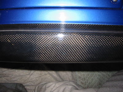 L'aunSport 02 type with grill integrated side panel, front bumper (made of FRP) & carbon lip specification + painting & clear painting (lip part) for GD round eyes