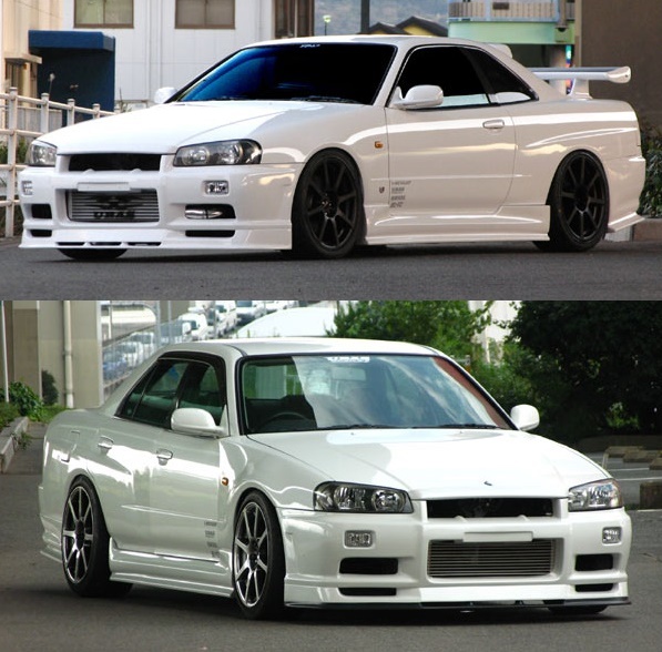 URAS - R34 Skyline Type-R Aero - 2 Door Coupe