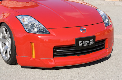 ings LX-SPORT Fairlady Z Z33 [late] Front Half Spoiler