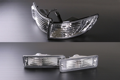 D-MAX S13 Front lens 2-piece SET (clear)