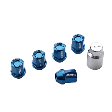 RAYS Duralumin lock & nut set L32 straight type for 4H