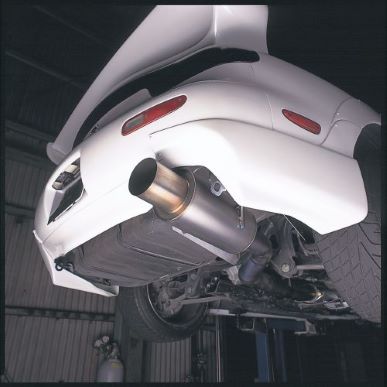 RM FD3S Main 90φ All Titanium Muffler