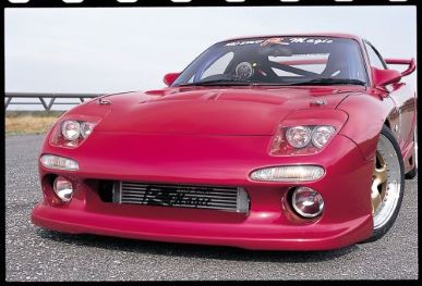 RM FD3S Round 4 Light Fixed Full Cowl Kit Dedicated Aero Fender