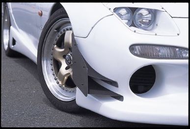 RM FD3S Front Bumper Spoiler TYPE Cowl Dedicated Double Canard