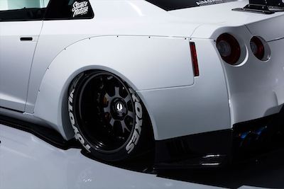 AIM GAIN GT type1 R35 Rear wide fender (80mm wide)