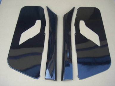 Toyoshima Craft Cappuccino FRP Door Lining Top and Bottom Set