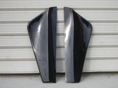 Toyoshima Craft Black Mirror Finish Rear Canard for Eunos Roadster NA