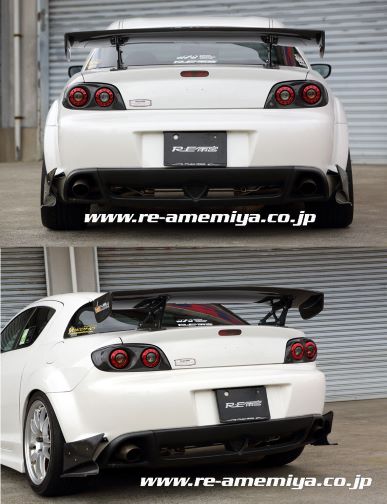 Re- Amemiya RX8 Before REAR LED TAIL LAMP FINISHER
