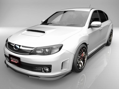 EUROU SUBARU IMPREZA - WRX STI GRB GRF A-type B-type under spoiler type Aero parts