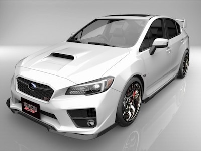 EUROU SUBARU WRX - STI S4 Under Spoiler Type Aero Parts