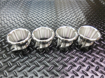 JUBIRIDE Curl Funnel for 4 throttles 50mm