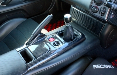 Back Yard S2000 Real carbon console 3 piece set