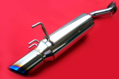 Back Yard Civic FD2 Type-R Stainless muffler MAGNAM-R