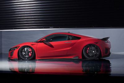 Aim Gain SPORT NSX Full kit 4 sets (front under spoiler + side under fin + rear diffuser + rear deck spoiler)