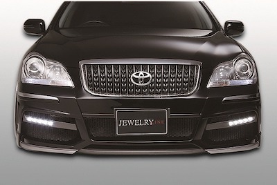 BLACK PEARL TOYOTA MAJESTA FRONT BUMPER SPOILER