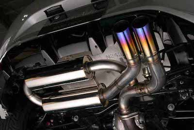 ROCKET DANCER Dual Sound Muffler Titanium Tail For ND5RC