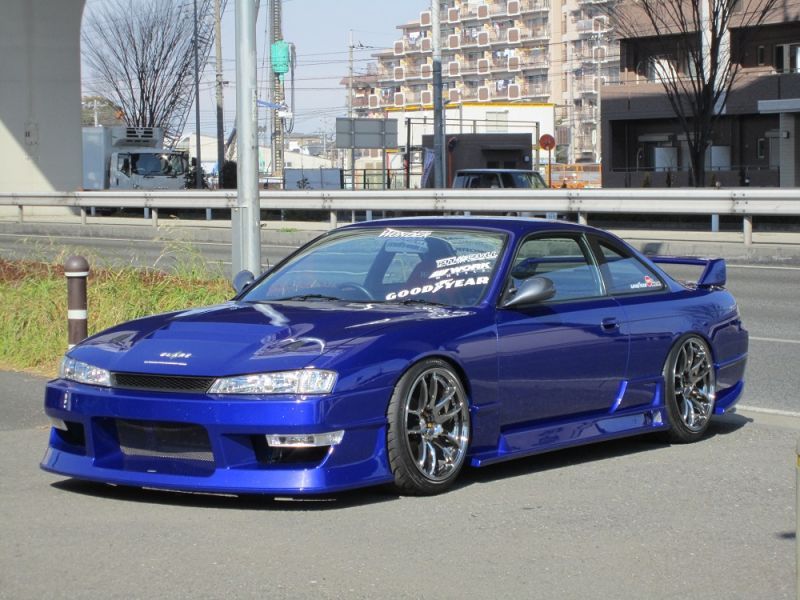 Car Modify Wonder GLARE S14 シルビア後期用 フルエアロ 3点キット（フロントバンパー・サイドステップ左右・リアバンパー）