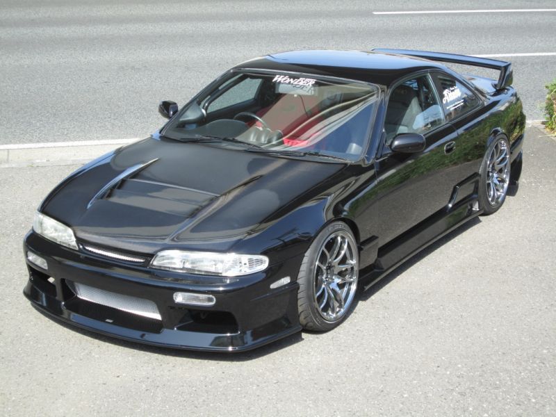 Car Modify Wonder GLARE S14 シルビア用 フルエアロ 3点キット（フロントバンパー・サイドステップ左右・リアバンパー）