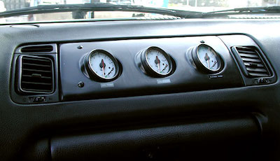 Border Racing TRI-EYE meter panel outer Supra JZA80
