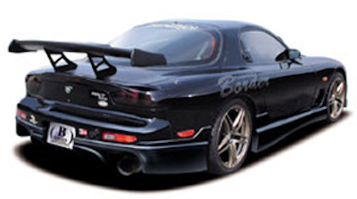Border Racing Rear half spoiler FD3S