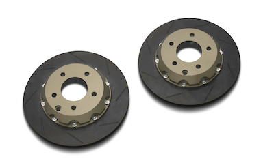 Biot Rear Genuine replacement D nut 3 piece Rotor for R32 / R33 / R34