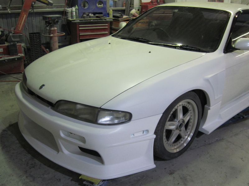 Car Modify Wonder GLARE エアロ GT・ フロント ワイドフェンダー 30mm S14 シルビア 前期用