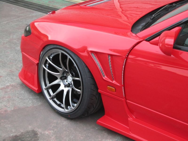 Car Modify Wonder GLARE エアロ GT・ フロント ワイドフェンダー 30mm S15 シルビア用