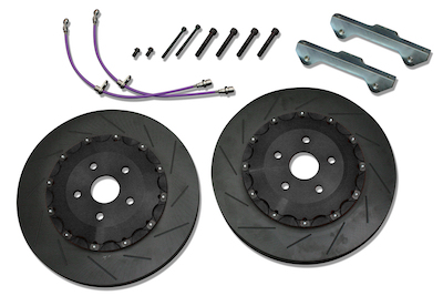 Border Racing R35 front caliper mounting kit LS 460/600h