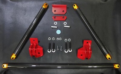 Flatwell Super Delta (dry carbon φ30-center φ35) S660 full kit