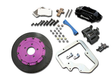 Biot Rear Brembo 4Pot Modena 355φ with side caliper RX7 16 inch Car