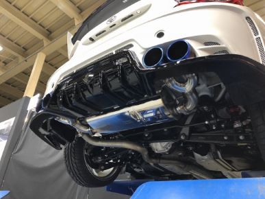 ROWEN Toyota 86 PREMIUM01S 4 pieces on both sides * Stainless steel / Titanium Tail for ROWEN bumper only