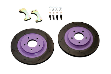 Biot Rear brake offset kit with 1 piece rotor Silvia S13/S14NA