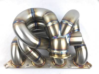 Flatwell 4G63 exhaust manifold EVO4-9
