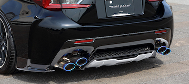 ARTISAN SPIRITS BLACK LABEL LEXUS RC F  Z's SPORTS DUAL MUFFLER