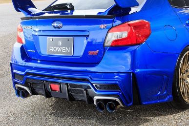 ROWEN WRX-STI PREMIUM 01S 4 left and right muffler * 4 Silencer * Titanium tail