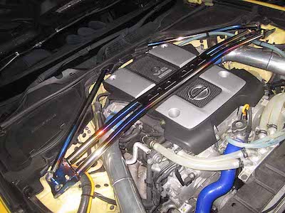 ROCKET DANCER All Titanium Tower Bar Fairlady Z Z34